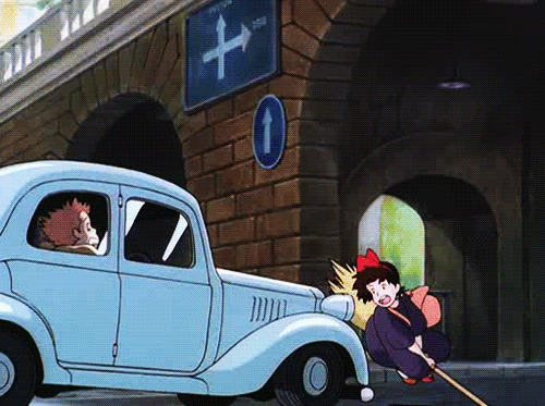 in traffic