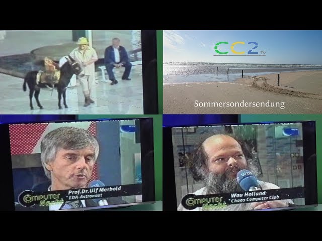 CC2tv Wau Holland (CCC) und Ulf Merbold zu Gast ...